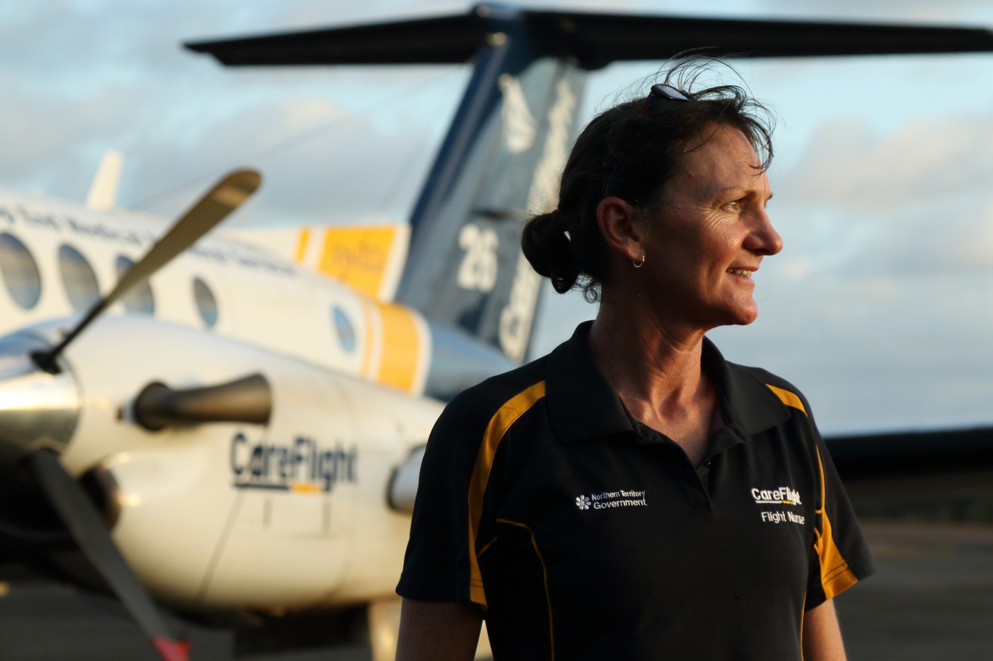 Careers CareFlight flight nurse aeroplane photo