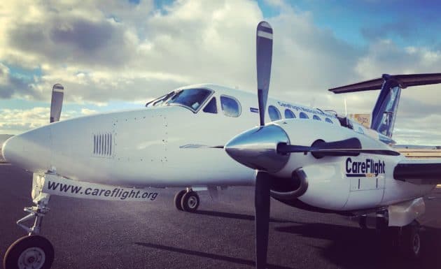CareFlight Turbo-Prop Aeroplane